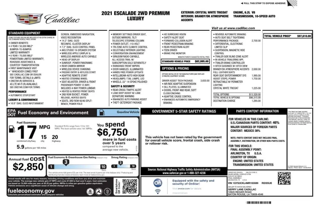 Florida Fine Cars - Used CADILLAC ESCALADE 2021 WEST PALM PREMIUM LUXURY