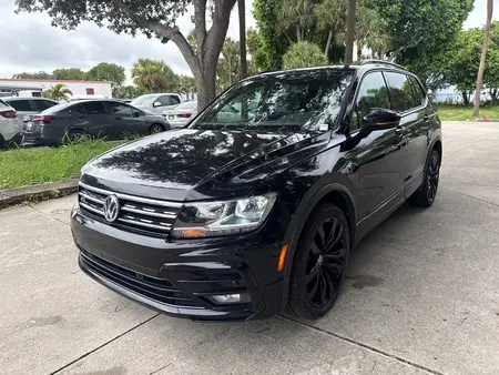 Florida Fine Cars - Used VOLKSWAGEN TIGUAN 2021 WEST PALM SE R-LINE BLACK