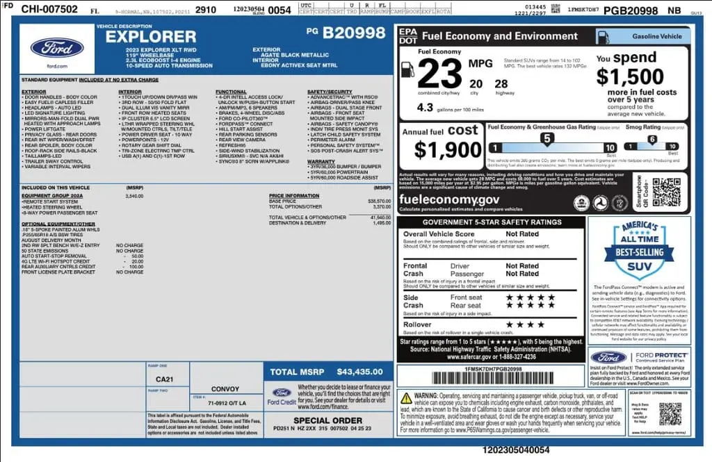Florida Fine Cars - Used FORD EXPLORER 2023 MIAMI XLT