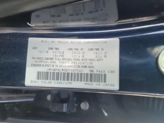 Florida Fine Cars - Used MAZDA MAZDA3 HATCHBACK 2019 WEST PALM PREFERRED