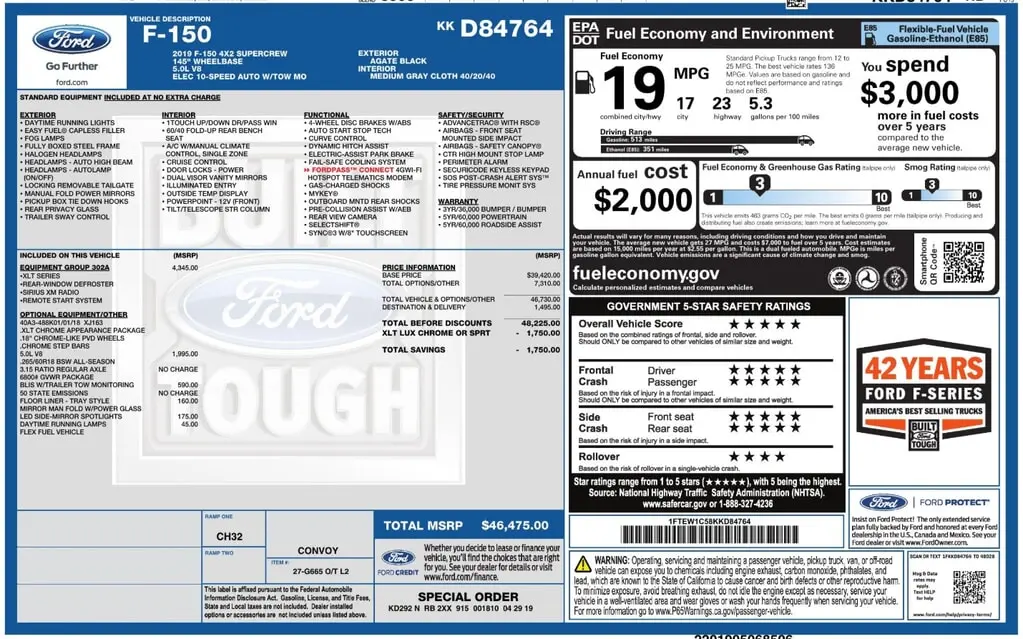 Florida Fine Cars - Used FORD F-150 2019 ORLANDO XLT