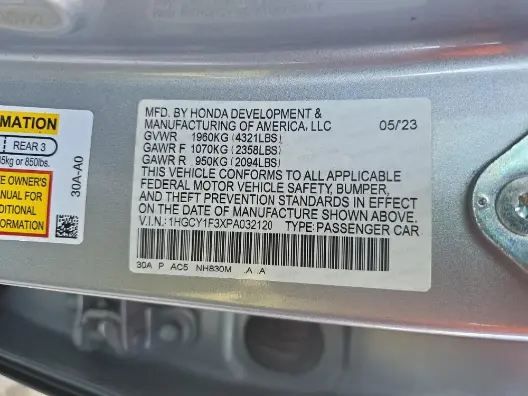 Florida Fine Cars - Used HONDA ACCORD 2023 MARGATE EX