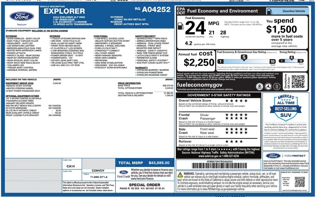 Florida Fine Cars - Used FORD EXPLORER 2024 ORLANDO XLT