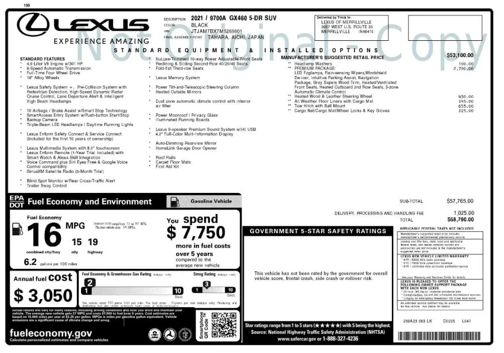 Florida Fine Cars - Used LEXUS GX 2021 WEST PALM GX 460 PREMIUM