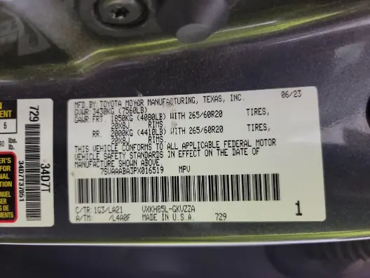 Florida Fine Cars - Used TOYOTA SEQUOIA 2023 MARGATE PLATINUM