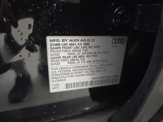 Florida Fine Cars - Used AUDI Q7 2022 MARGATE PREMIUM PLUS