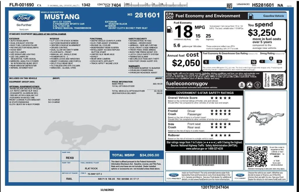 Florida Fine Cars - Used FORD MUSTANG 2017 WEST PALM GT