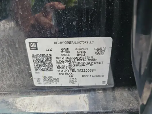 Florida Fine Cars - Used CHEVROLET SILVERADO 1500 2021 MARGATE LT TRAIL BOSS
