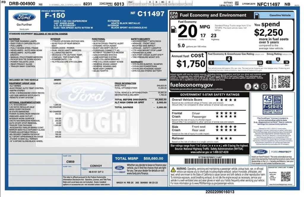 Florida Fine Cars - Used FORD F-150 2022 MIAMI XL