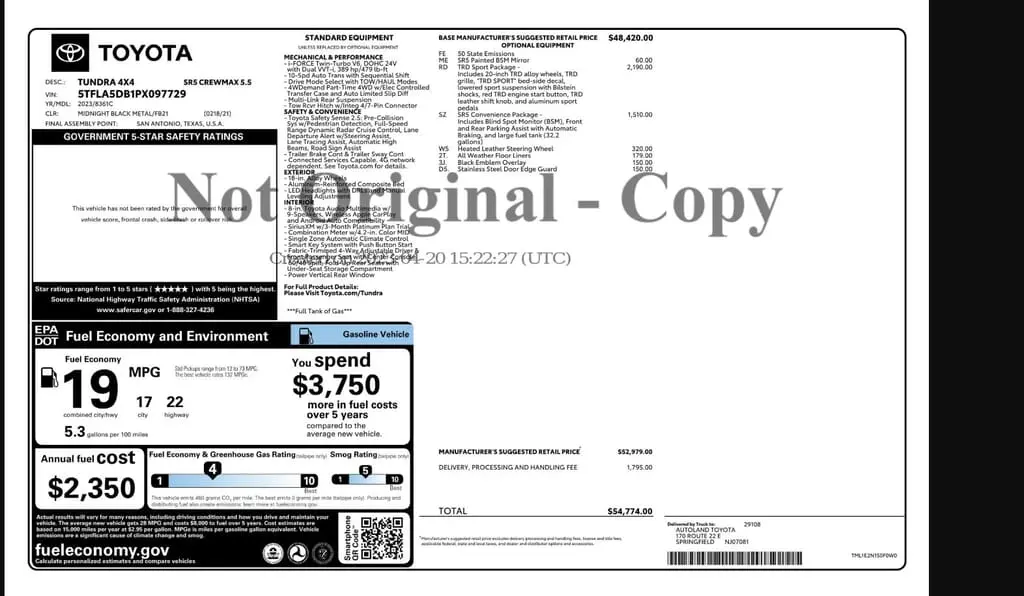 Florida Fine Cars - Used TOYOTA TUNDRA 4WD 2023 WEST PALM SR5