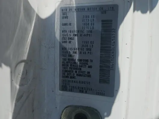 Florida Fine Cars - Used NISSAN NV200 COMPACT CARGO 2020 MARGATE SV