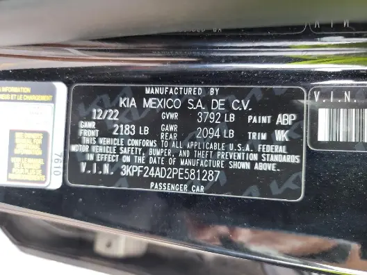 Florida Fine Cars - Used KIA FORTE 2023 MIAMI LXS