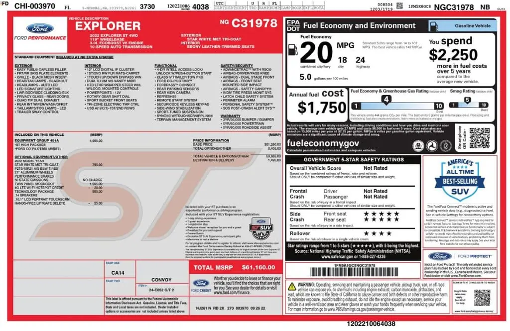 Florida Fine Cars - Used FORD EXPLORER 2022 MARGATE ST