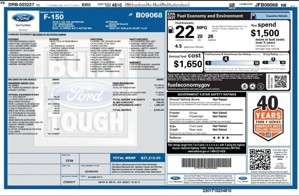 Florida Fine Cars - Used FORD F-150 2018 MARGATE XL