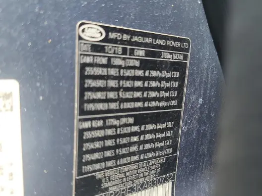 Florida Fine Cars - Used LAND ROVER RANGE ROVER SPORT 2019 ORLANDO DYNAMIC