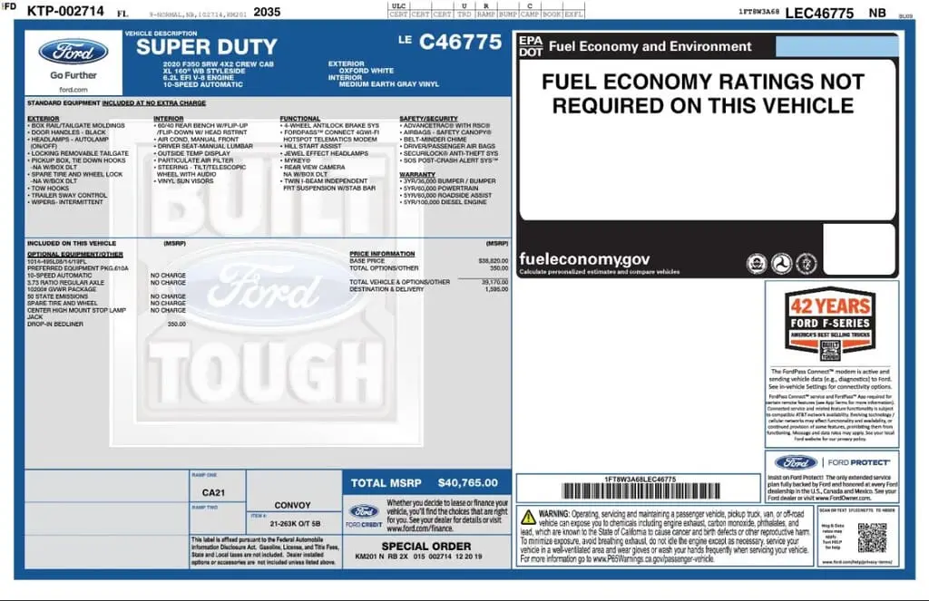 Florida Fine Cars - Used FORD SUPER DUTY F-350 SRW 2020 MIAMI XL