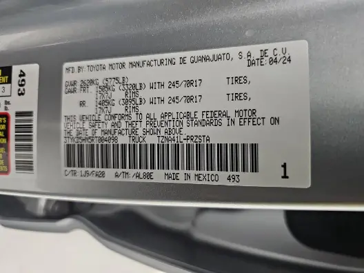 Florida Fine Cars - Used TOYOTA TACOMA 2WD 2024 WEST PALM SR