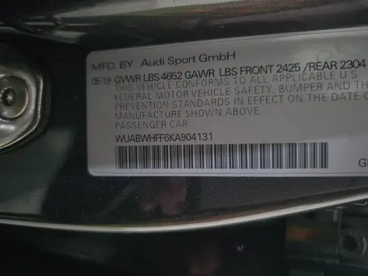 Florida Fine Cars - Used AUDI RS 3 2019 MIAMI 