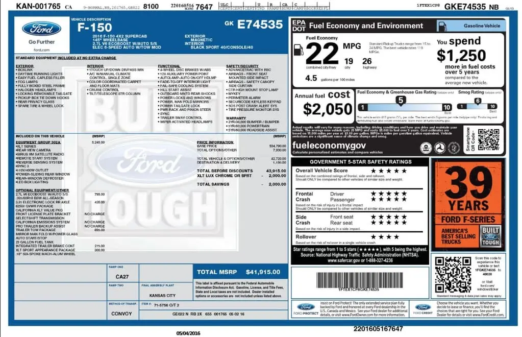Florida Fine Cars - Used FORD F-150 2016 MARGATE XLT