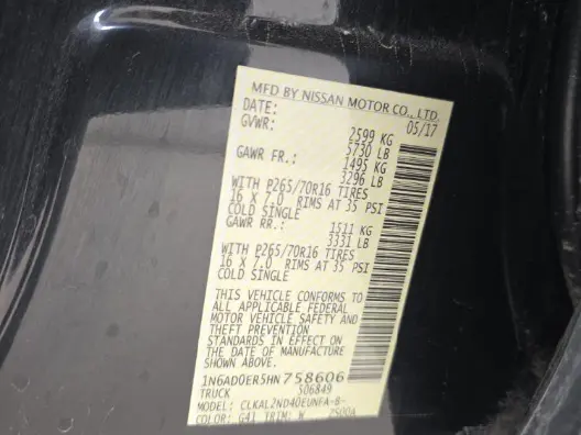 Florida Fine Cars - Used NISSAN FRONTIER 2017 MIAMI SV V6