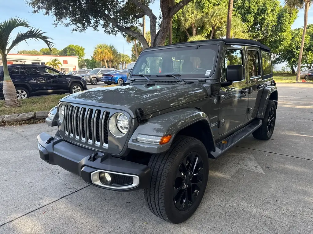 Florida Fine Cars - Used JEEP WRANGLER 4XE 2021 WEST PALM UNLIMITED SAHARA