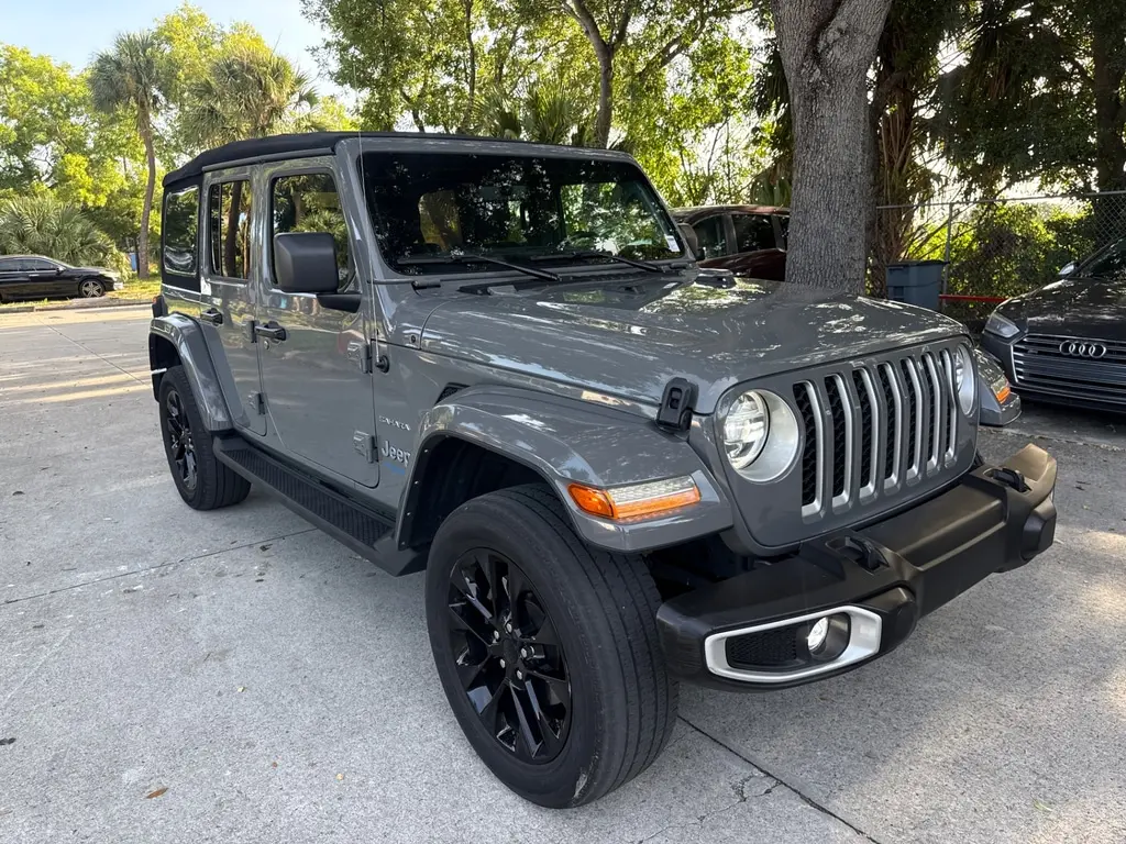 Florida Fine Cars - Used JEEP WRANGLER 4XE 2021 WEST PALM UNLIMITED SAHARA