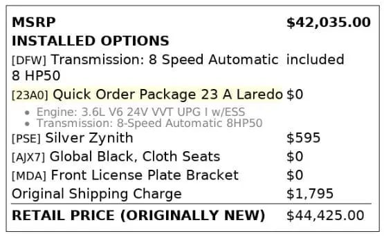 Florida Fine Cars - Used JEEP GRAND CHEROKEE 2023 MIAMI LAREDO