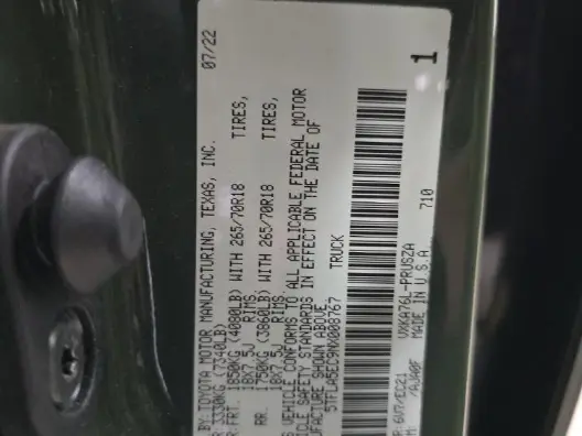 Florida Fine Cars - Used TOYOTA TUNDRA 4WD 2022 MARGATE SR5