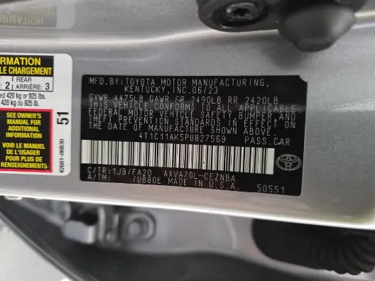 Florida Fine Cars - Used TOYOTA CAMRY 2023 WEST PALM LE