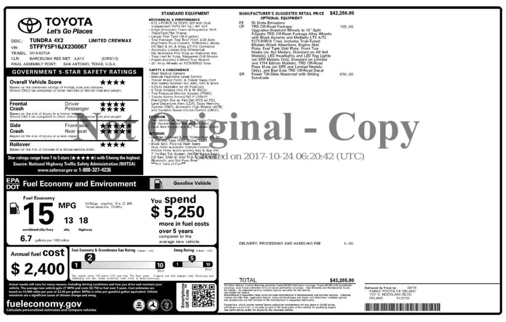Florida Fine Cars - Used TOYOTA TUNDRA 2WD 2018 MIAMI LIMITED CREWMAX