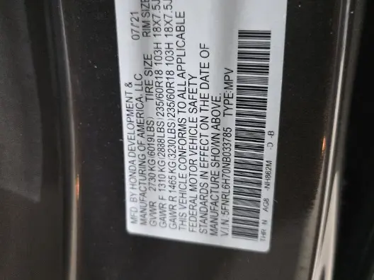 Florida Fine Cars - Used HONDA ODYSSEY 2022 ORLANDO EX-L