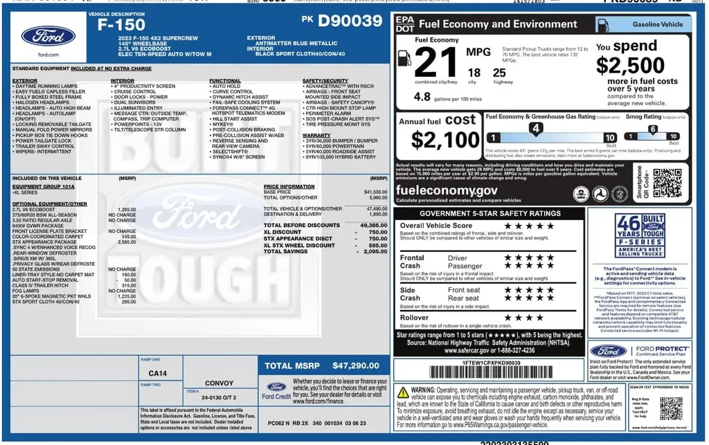 Florida Fine Cars - Used FORD F-150 2023 ORLANDO XL