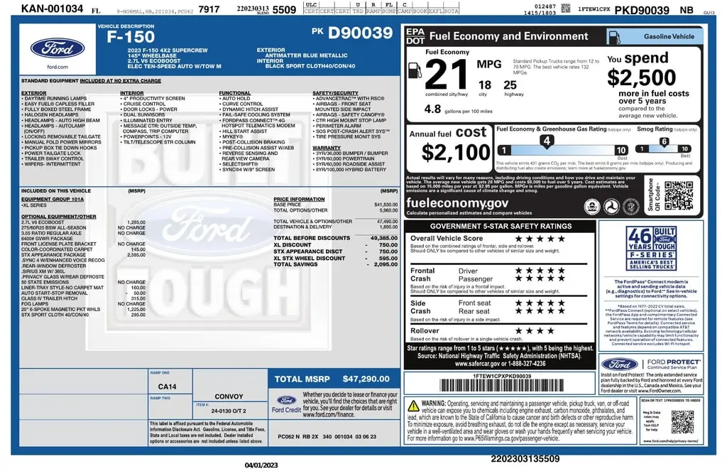 Florida Fine Cars - Used FORD F-150 2023 ORLANDO XL