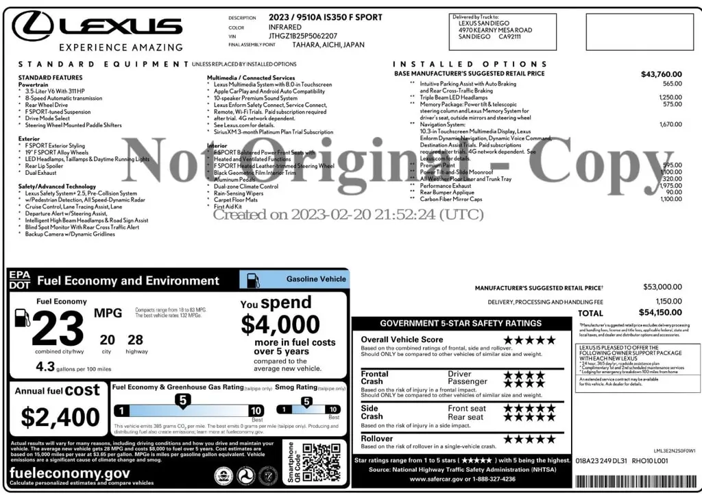Florida Fine Cars - Used LEXUS IS 2023 ORLANDO IS 350 F SPORT