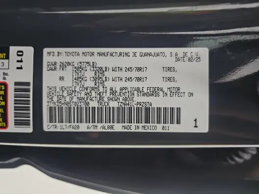 Florida Fine Cars - Used TOYOTA TACOMA 2WD 2025 WEST PALM SR