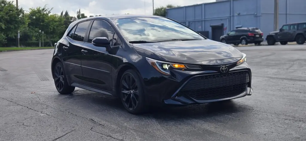Florida Fine Cars - Used TOYOTA COROLLA HATCHBACK 2021 MARGATE SE NIGHTSHADE