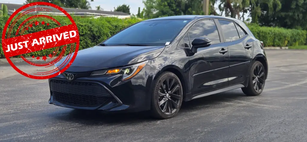 Florida Fine Cars - Used TOYOTA COROLLA HATCHBACK 2021 MARGATE SE NIGHTSHADE