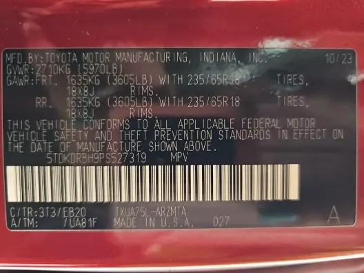 Florida Fine Cars - Used TOYOTA HIGHLANDER 2023 MARGATE XLE