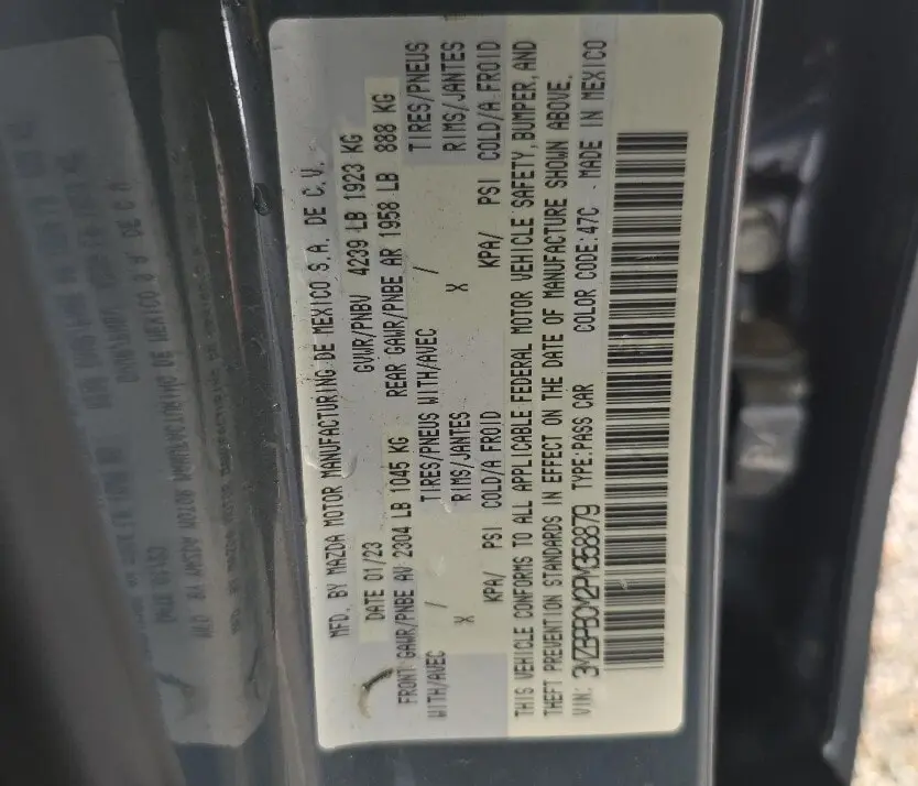 Florida Fine Cars - Used MAZDA MAZDA3 2023 MIAMI 2.5 S CARBON EDITION