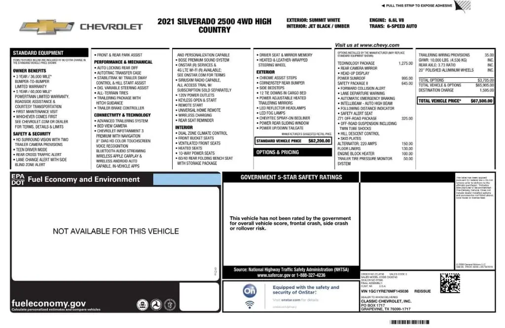 Florida Fine Cars - Used CHEVROLET SILVERADO 2500HD 2021 ORLANDO HIGH COUNTRY