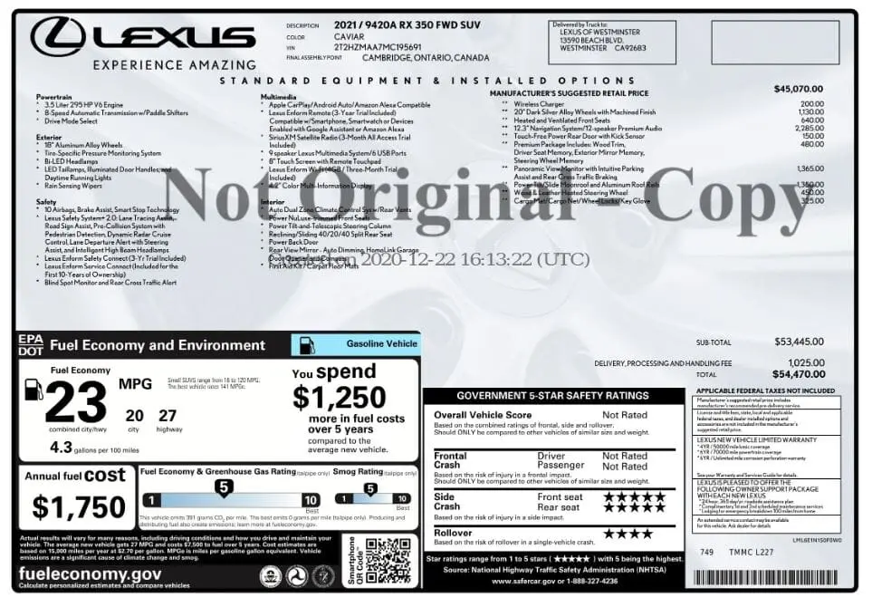 Florida Fine Cars - Used LEXUS RX 2021 MIAMI RX 350