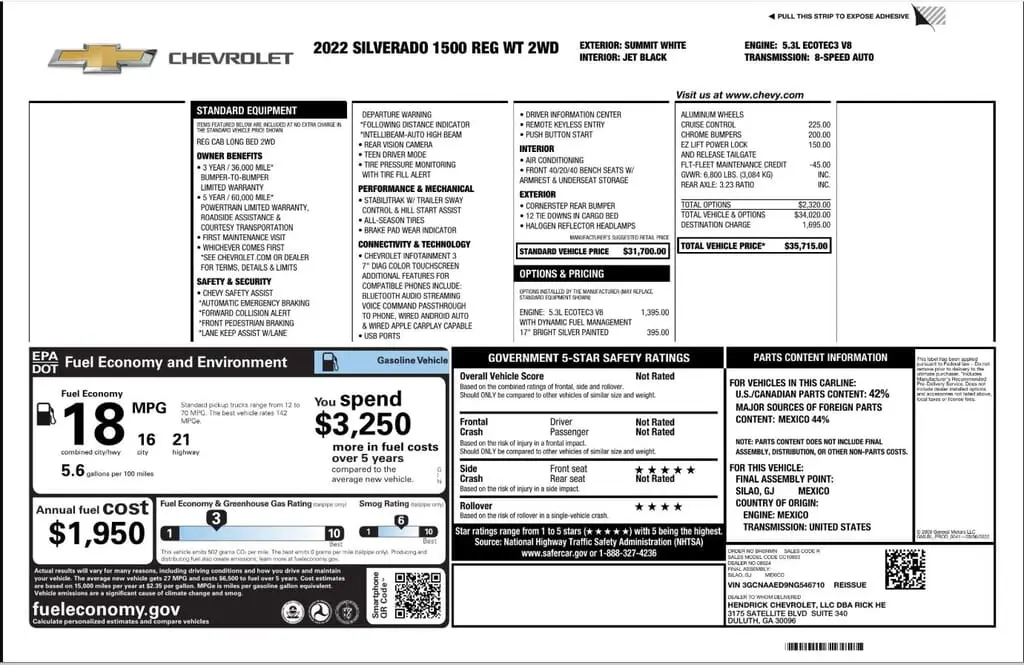 Florida Fine Cars - Used CHEVROLET SILVERADO 1500 2022 WEST PALM Work Truck