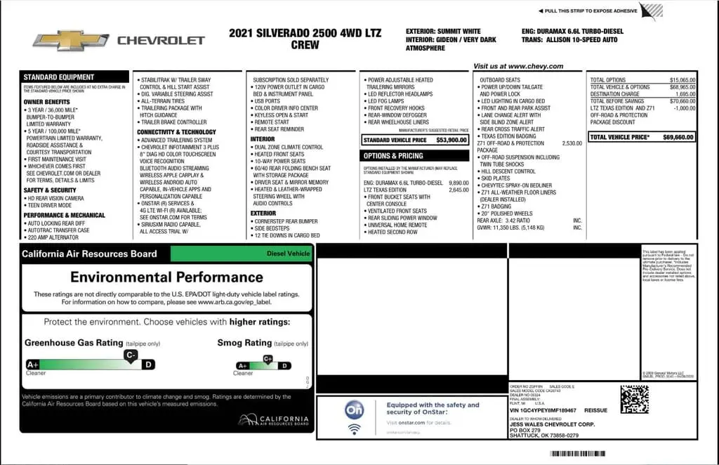 Florida Fine Cars - Used CHEVROLET SILVERADO 2500HD 2021 MARGATE LTZ