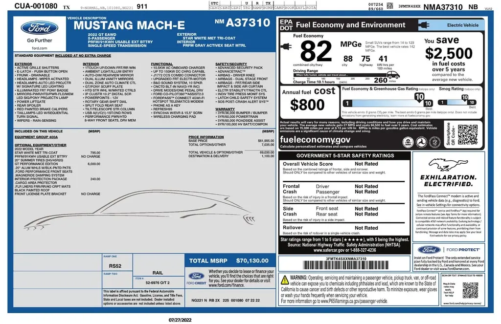 Florida Fine Cars - Used FORD MUSTANG MACH-E 2022 MIAMI GT