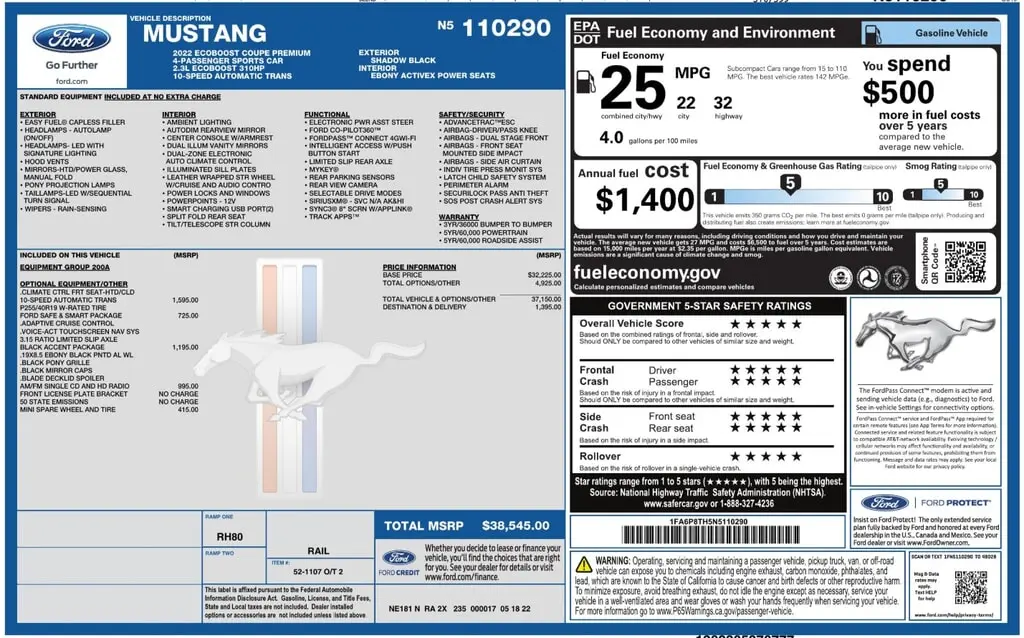 Florida Fine Cars - Used FORD MUSTANG 2022 ORLANDO ECOBOOST