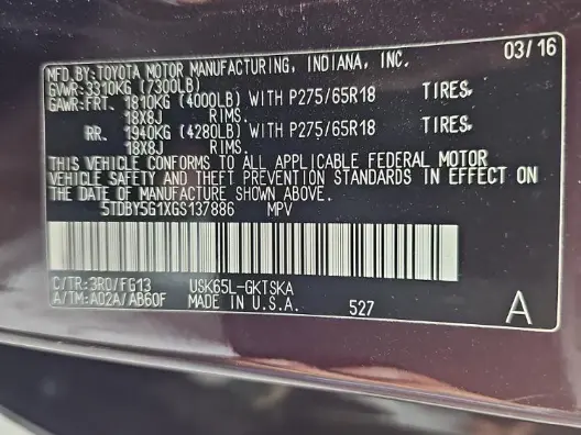 Florida Fine Cars - Used TOYOTA SEQUOIA 2016 MIAMI SR5