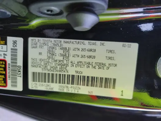 Florida Fine Cars - Used TOYOTA TUNDRA 2WD 2022 ORLANDO 1794 EDITION
