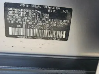 Florida Fine Cars - Used SUBARU WRX 2022 MIAMI LIMITED