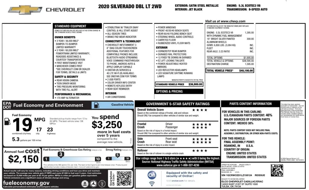 Florida Fine Cars - Used CHEVROLET SILVERADO 1500 2020 ORLANDO LT