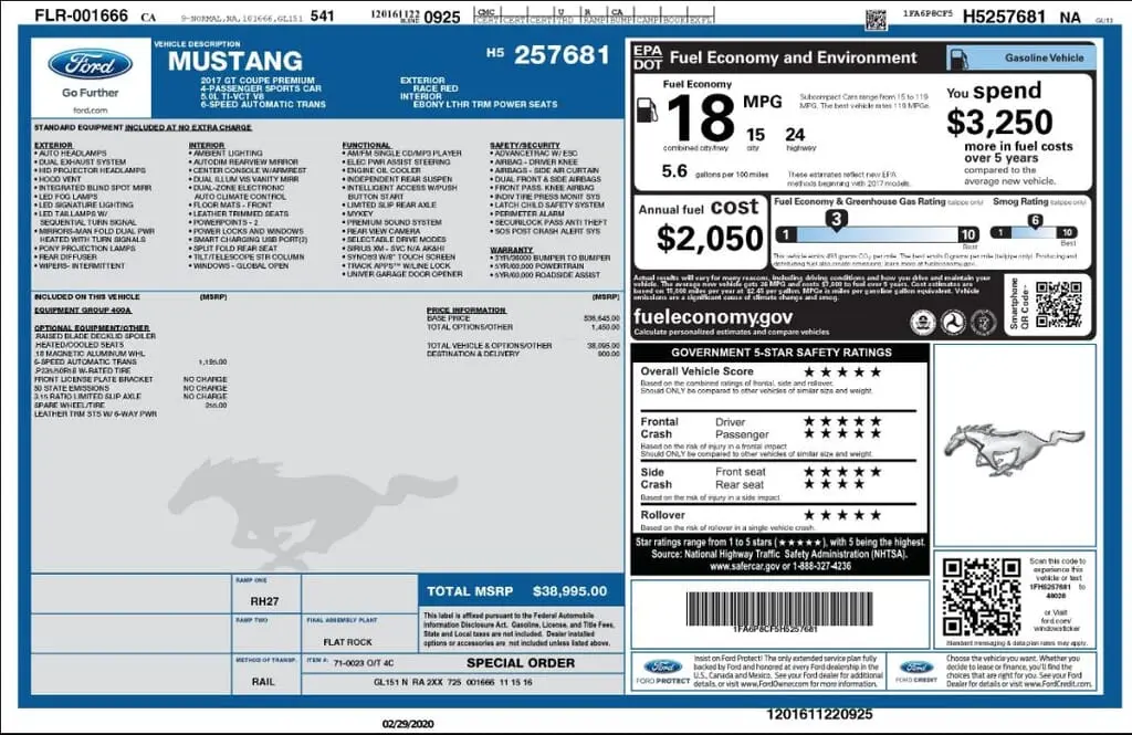 Florida Fine Cars - Used FORD MUSTANG 2017 MARGATE GT